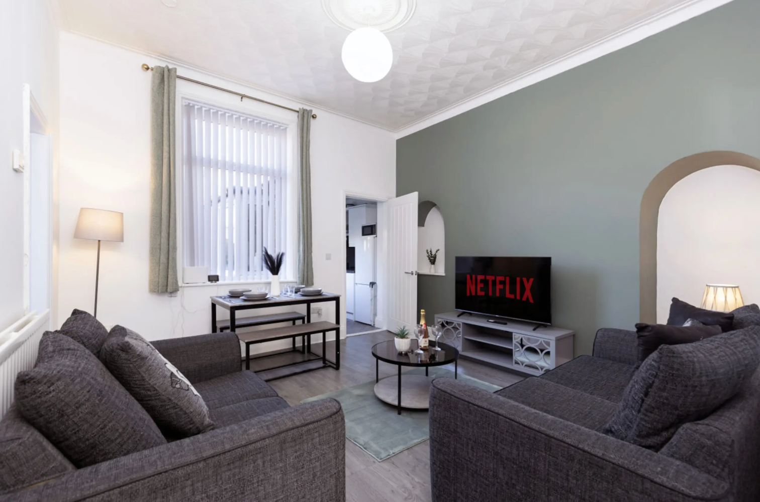 Sunderland contractor accommodation living area (placeholder)